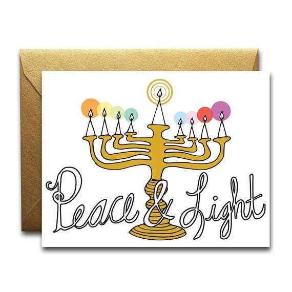 Peace and Light Card