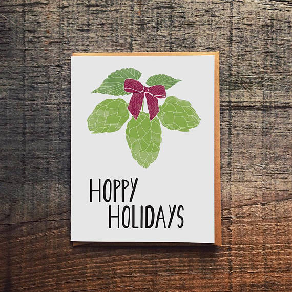 Hoppy Holidays Greeting Card