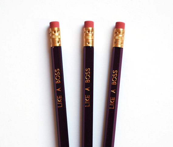 Like A Boss Pencil Set