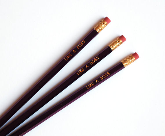 Like A Boss Pencil Set