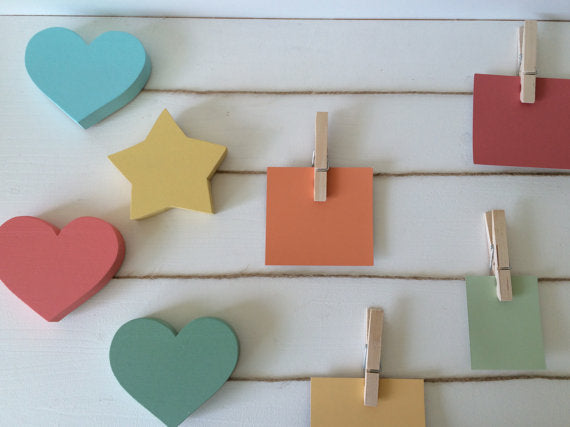 Mint Green Heart Art Display