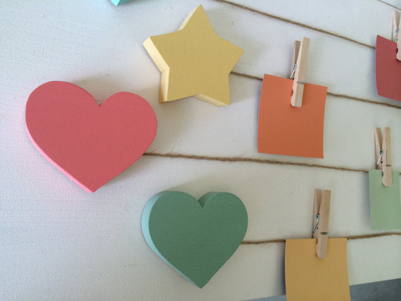 Mint Green Heart Art Display