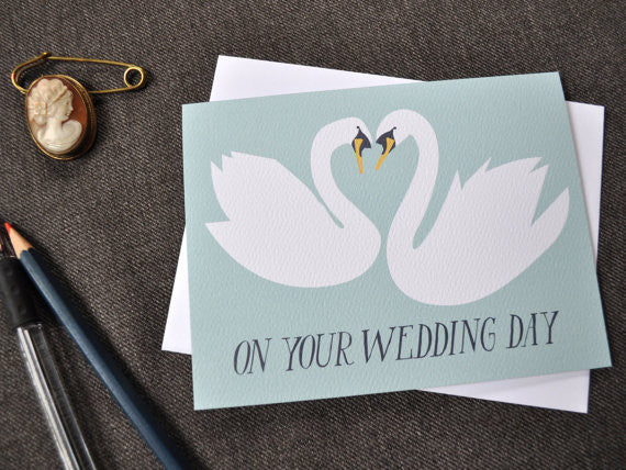 On Your Wedding Day Swans
