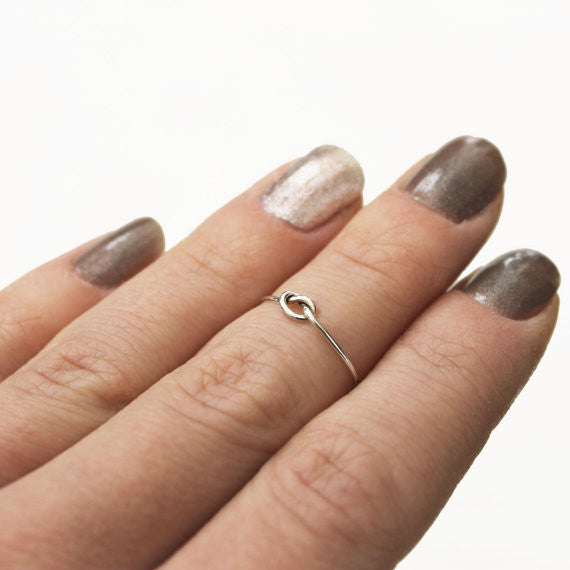 Forget Me Knot Ring - Sterling Silver*