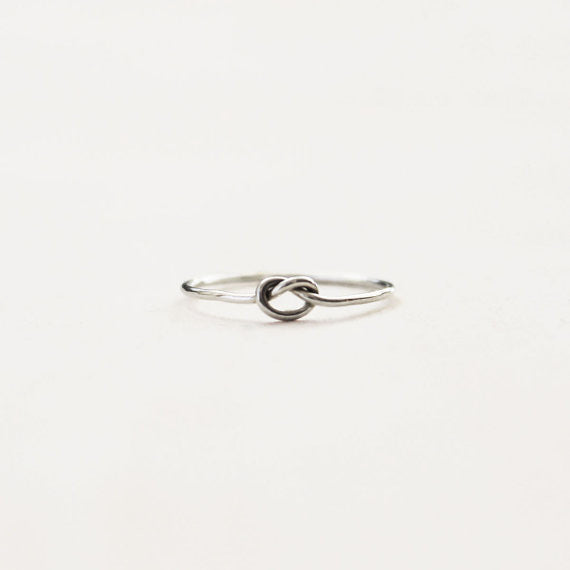 Forget Me Knot Ring - Sterling Silver