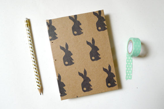 Bunny Coptic Notebook // by Middle Dune
