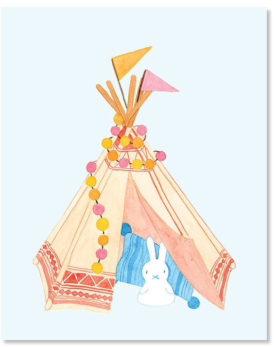 Teepee 8x10 Art Print