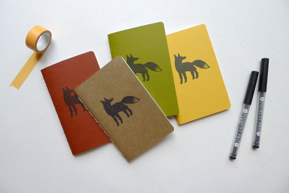 Fox Jotter Notebook // by Middle Dune