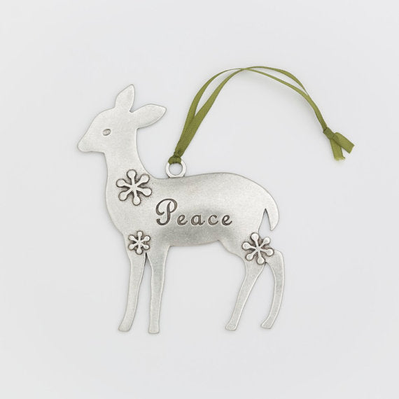 Deer Ornament "Peace"