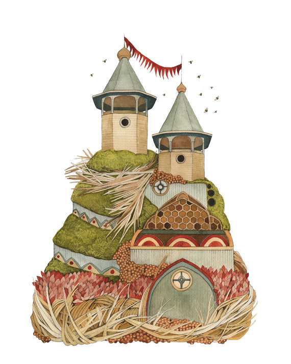 A Home for Bees - Art Print