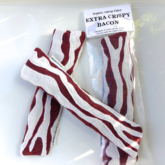 Extra Crispy Bacon Catnip Toy