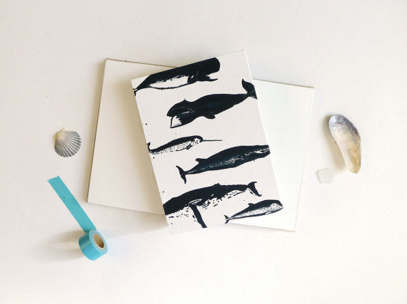 Whale Coptic Notebook
