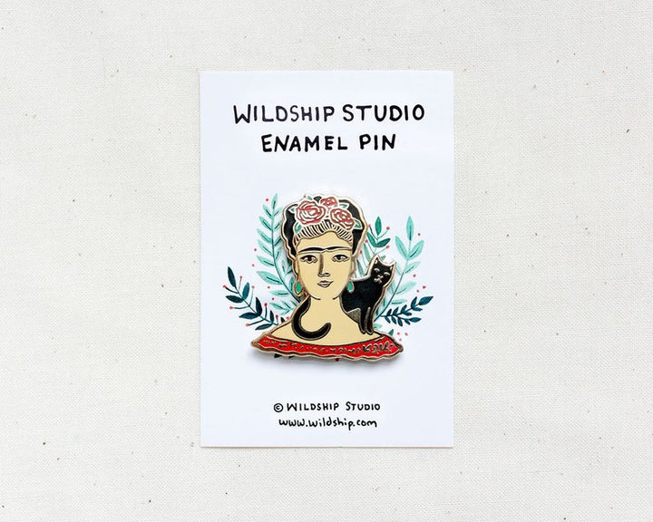 Frida Kahlo Enamel Pin