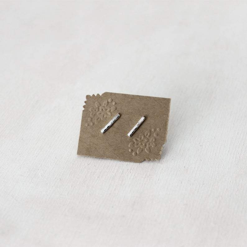 Parallel Line Stud Earrings