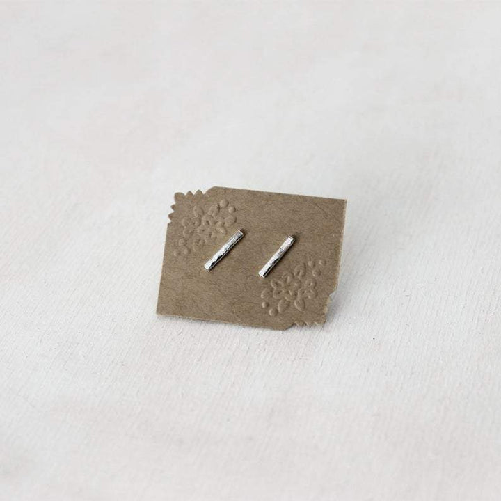 Parallel Line Stud Earrings