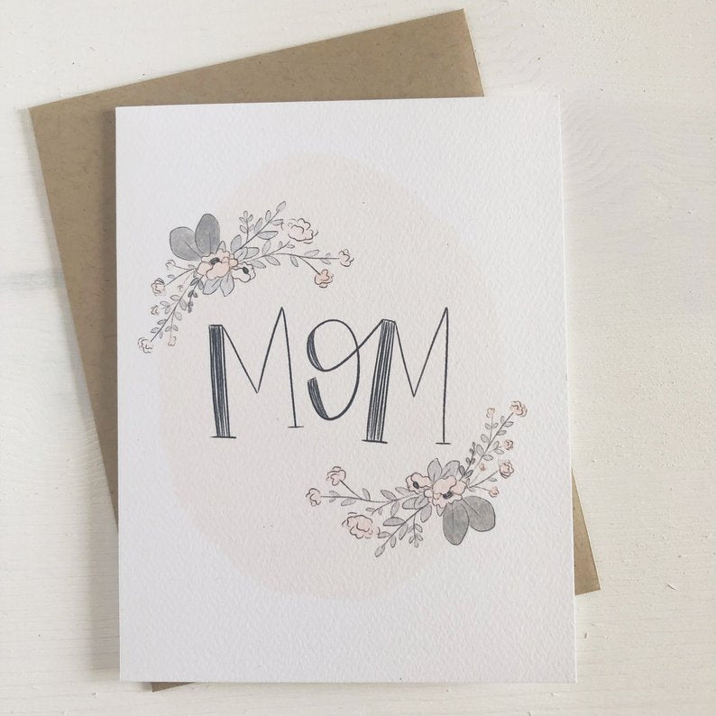 Floral Mom Card