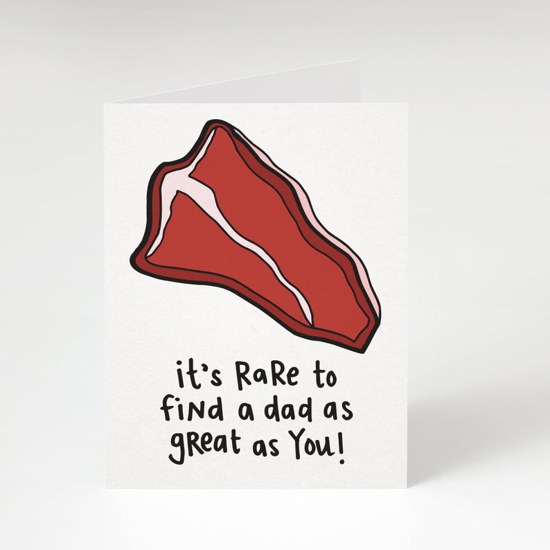 Rare Dad Father's Day Greeting Card