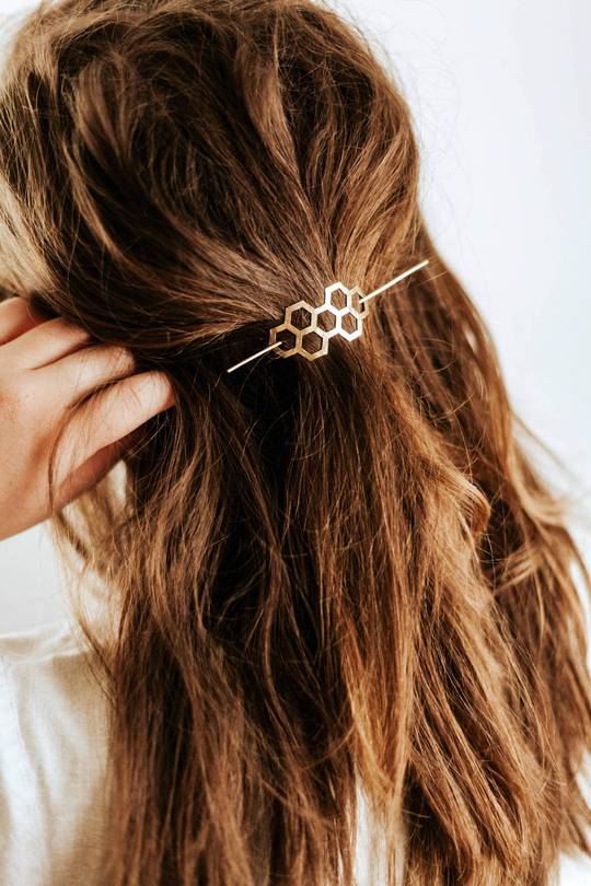 Honeycomb Hair Pin