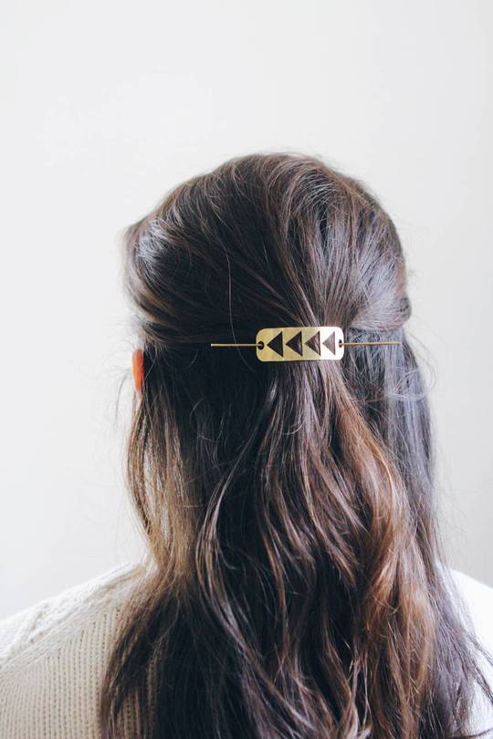 Flying Geese Hair Pin