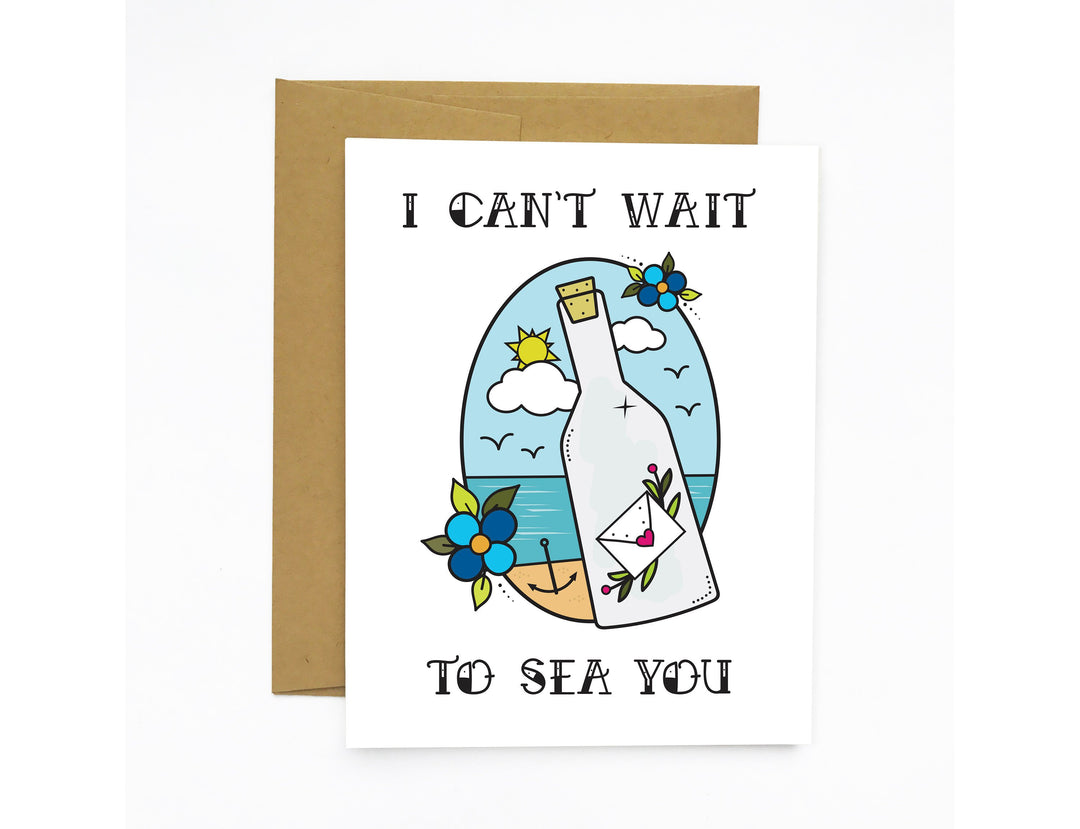 Can't Wait to Sea You - Greeting Card