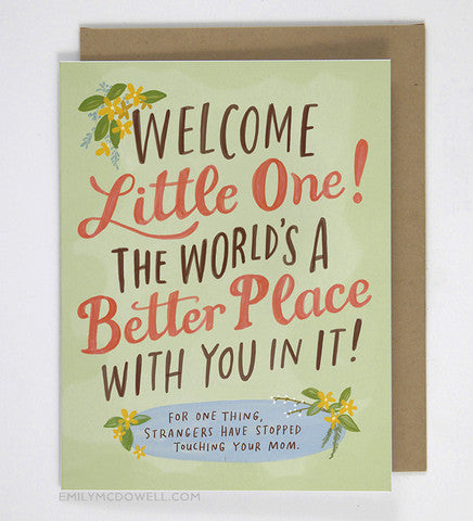 Welcome Little One! Greeting Card