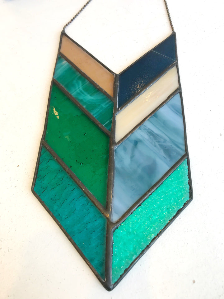 Stained Glass Chevron