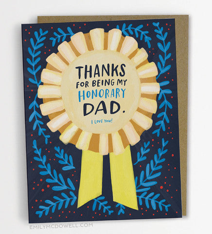 Honorary Dad Greeting Card