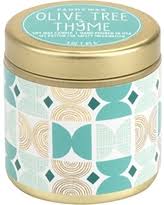 Kaleidoscope Tin Candles