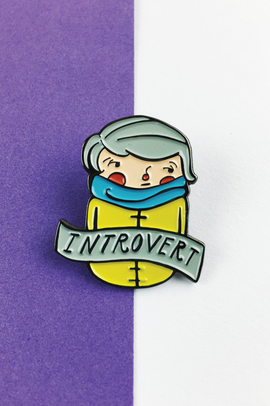 Introvert Lapel Pin – Golden Hour Gift Co