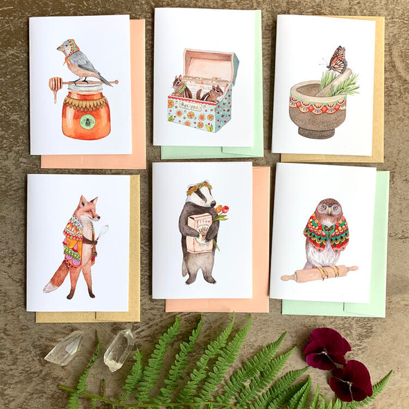 Woodland Kitchen - Greeting Card Pack