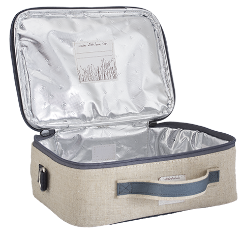 Grey Robot Lunch Box