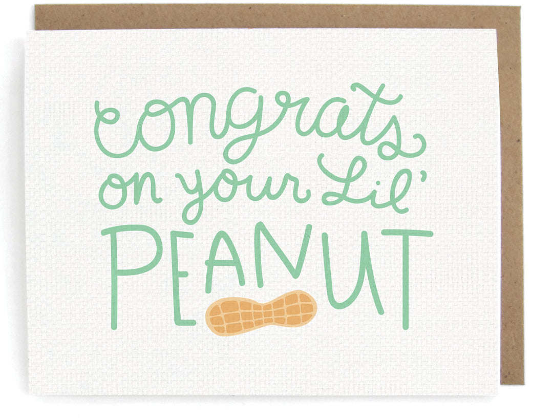 Congrats on Your Lil Peanut Card