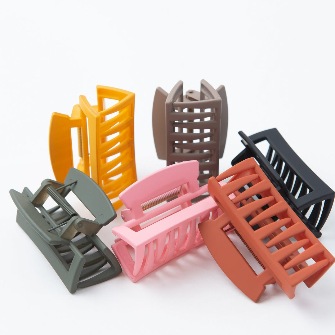 Matte Negative Space Hair Clips