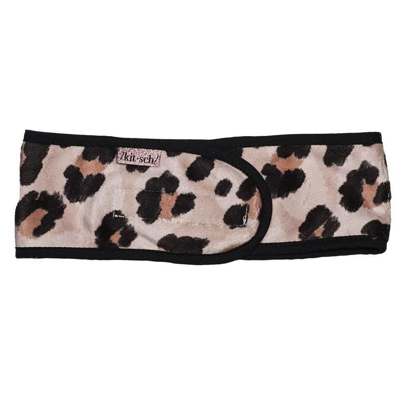 Microfiber Spa Headband - Leopard