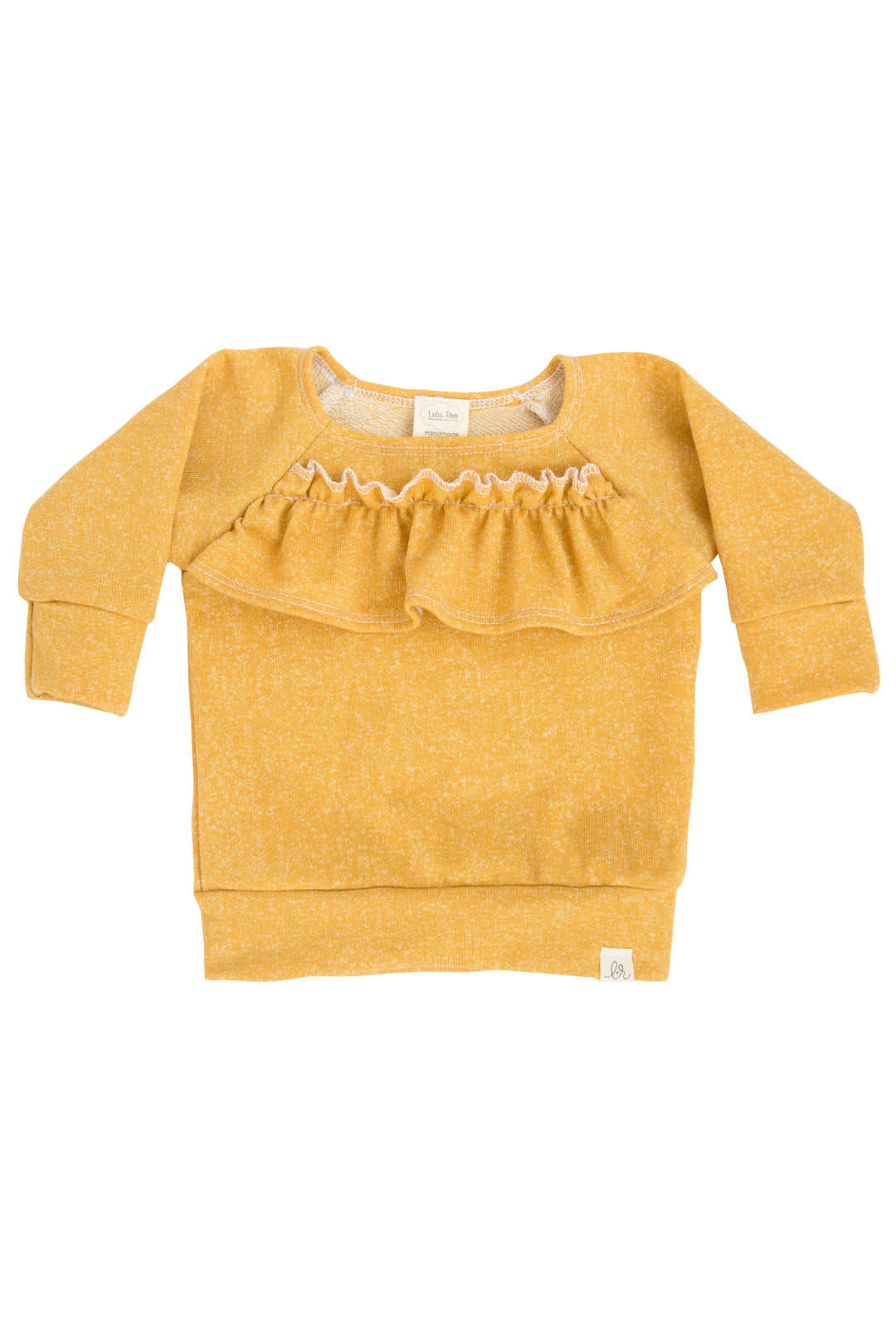 Mustard Ruffle Sweater