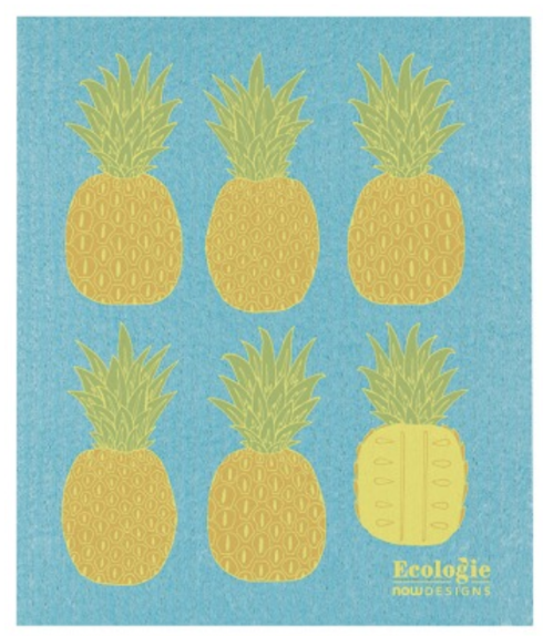 Pineapples Swedish Dishcloth