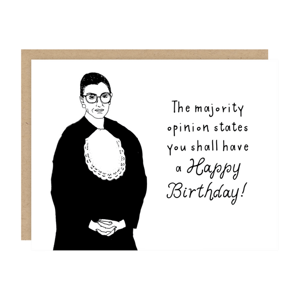 Ruth Bader Ginsburg Birthday Card
