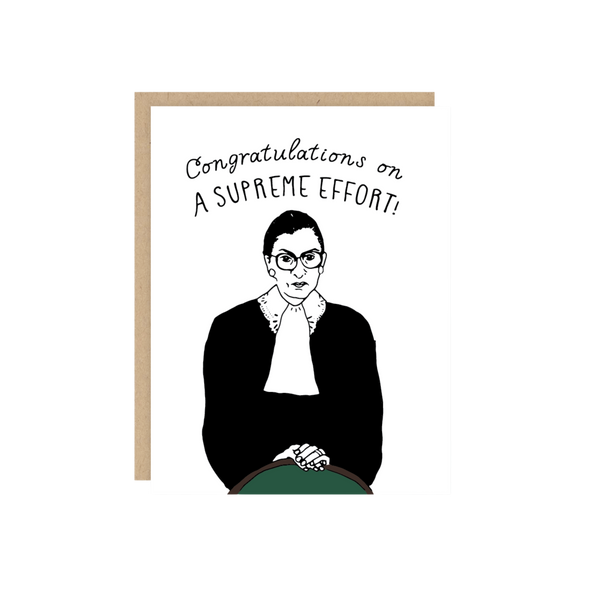 Ruth Bader Ginsburg Congratulations Card