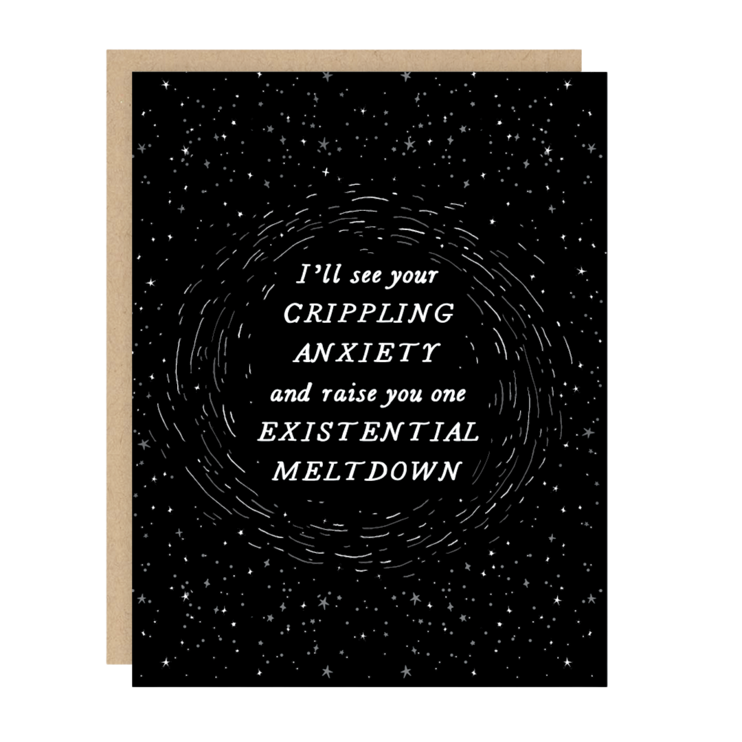 Existential Meltdown - Greeting Card