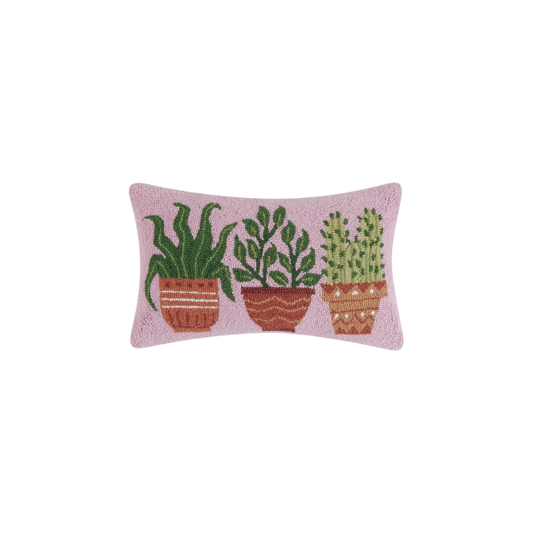 House Plants Hook Pillow