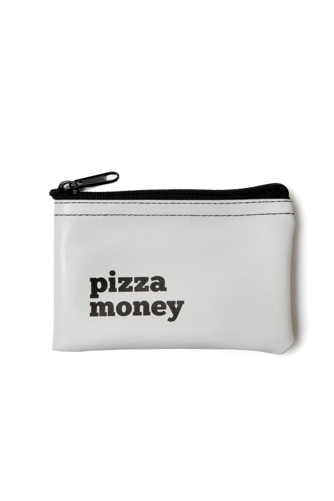 Pizza Money Vinyl Zip Pouch