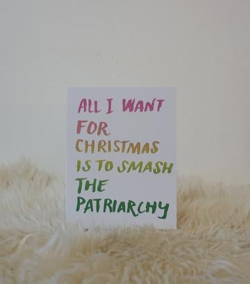 Christmas Patriarchy Greeting Card