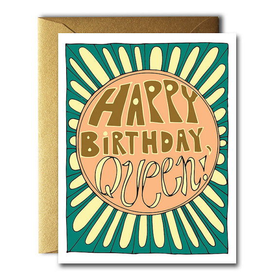 Happy Birthday, Queen Greeting Card