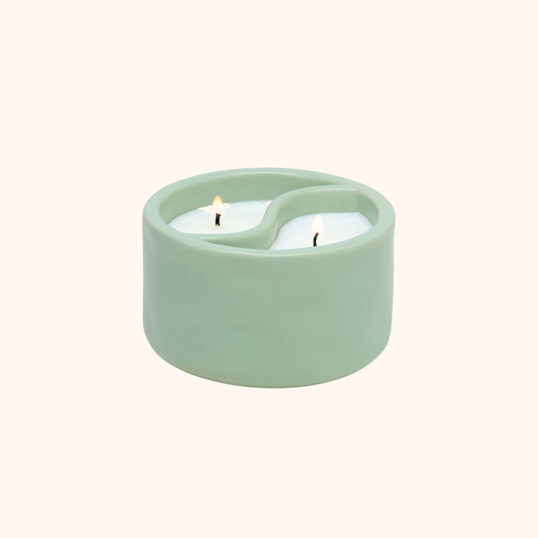 Yin & Yang 11 OZ Matte Ceramic Candle