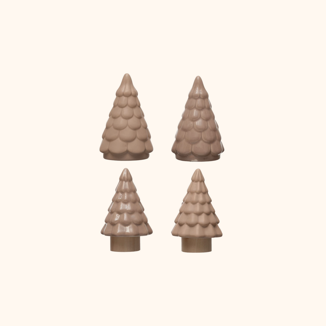 Small Pink Stoneware Tree