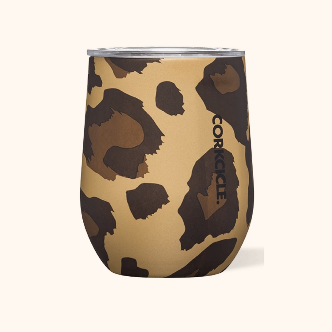 12oz Luxe Leopard Stemless Corkcicle