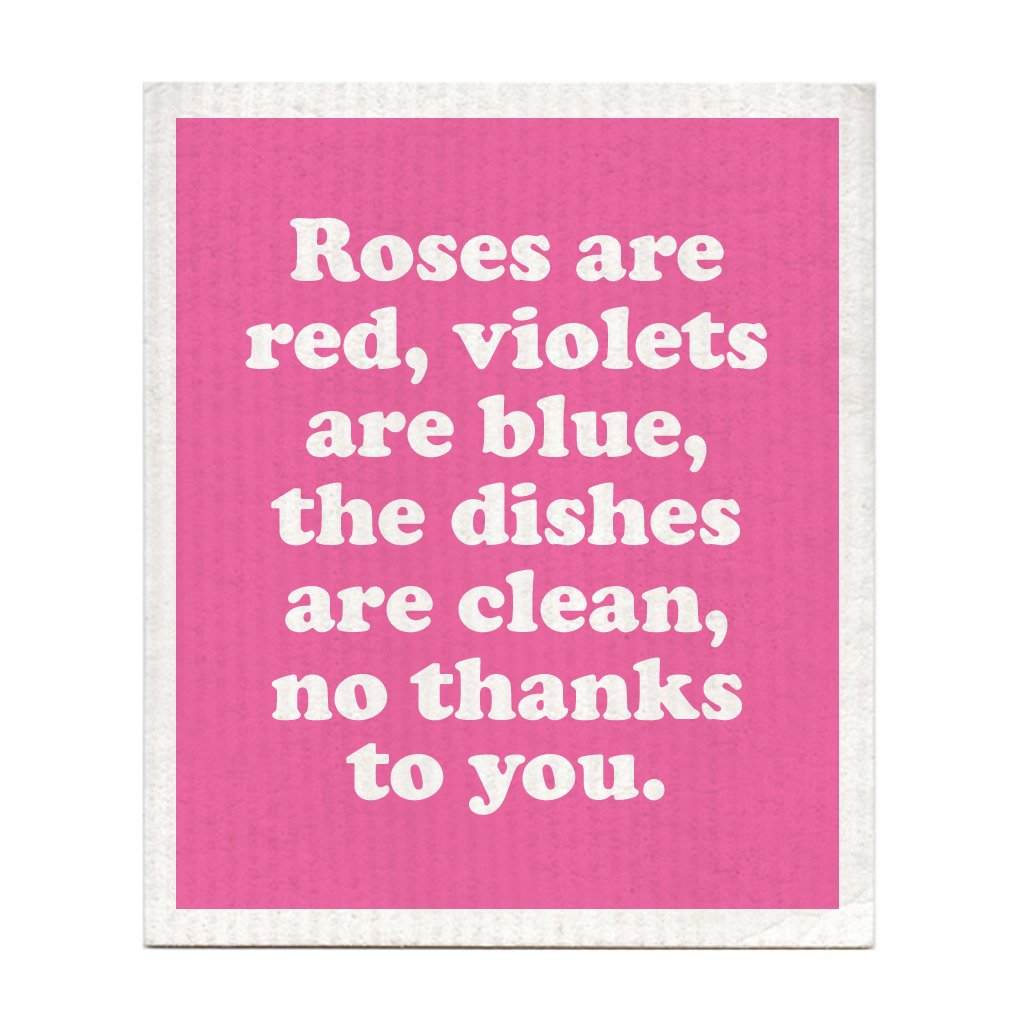 Roses are Red Dishcloth
