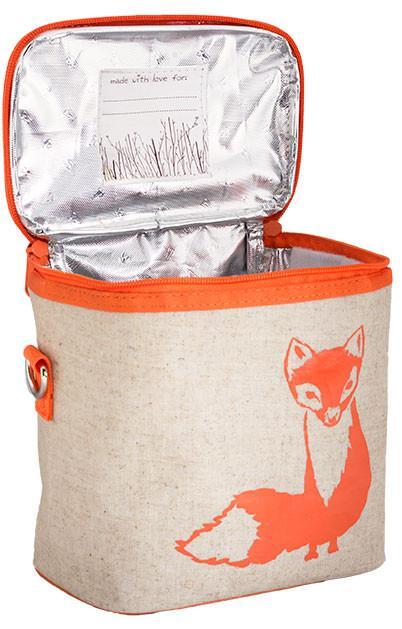 Orange Fox Small Cooler Bag