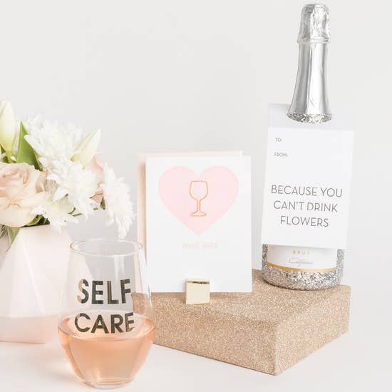 Self Care Wine Glass