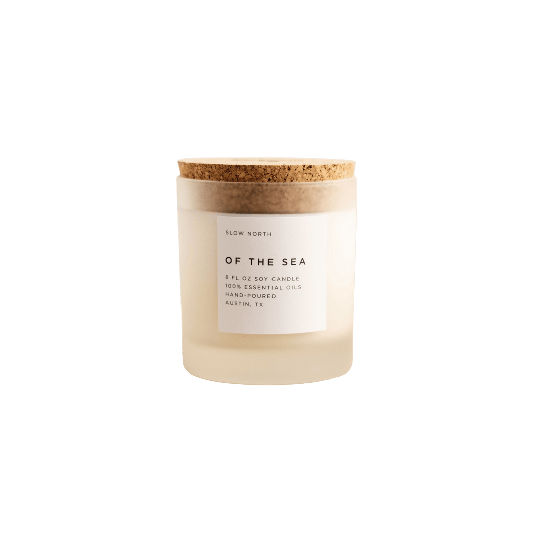 Of The Sea Frosted Candle
